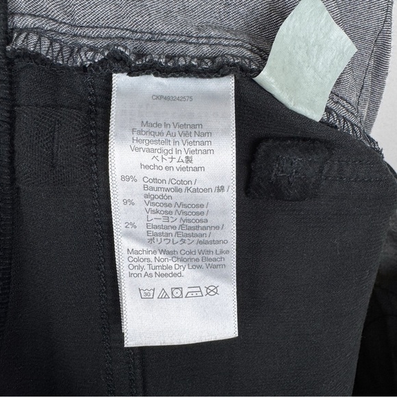 Madewell Superwide Leg High Rise Cotton Blend Pants Corduroy Black Size 25 NWT - Picture 11 of 11